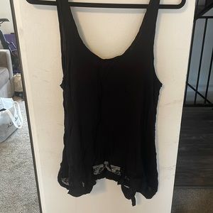 Free people intimate lace trim tank top